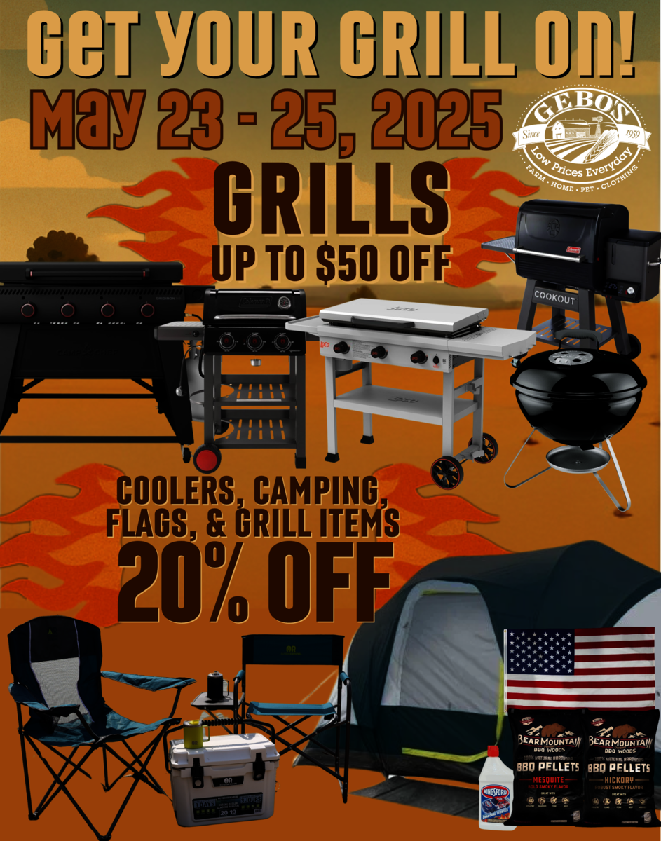 Get Your Grill On Sales Event - Gebo's