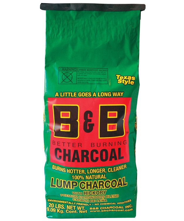 20 Lb. B&B™ Oak Lump Charcoal - Gebo's