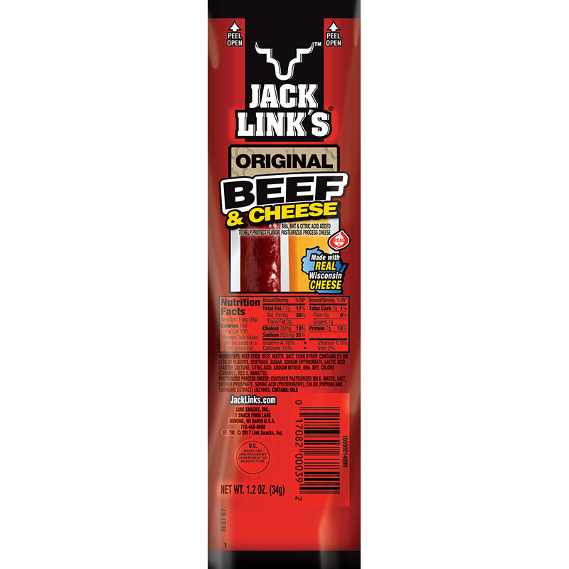 1.2 Oz. Jack Links American Beef And Cheese - Gebo's