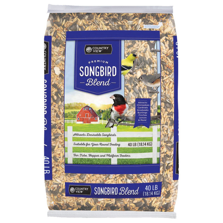 40 Lb. Premium Songbird Blend Bird Seed - Gebo's