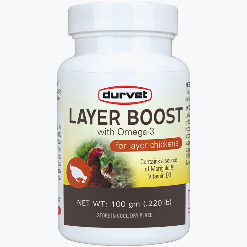100 Gm. Layer Boost with Omega-3 For Layer Chickens - Gebo's