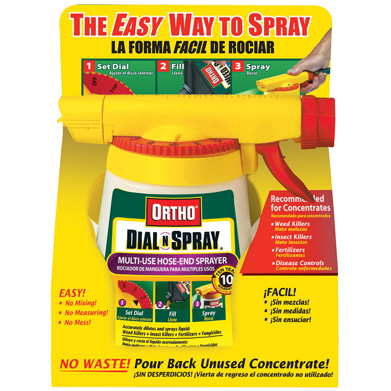 Ortho Dial & Spray Multi Use Hose End Sprayer - Gebo's