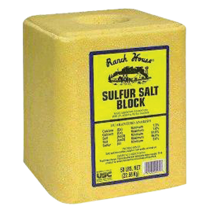 50 Lb. Sulfur Salt Block Gebo's