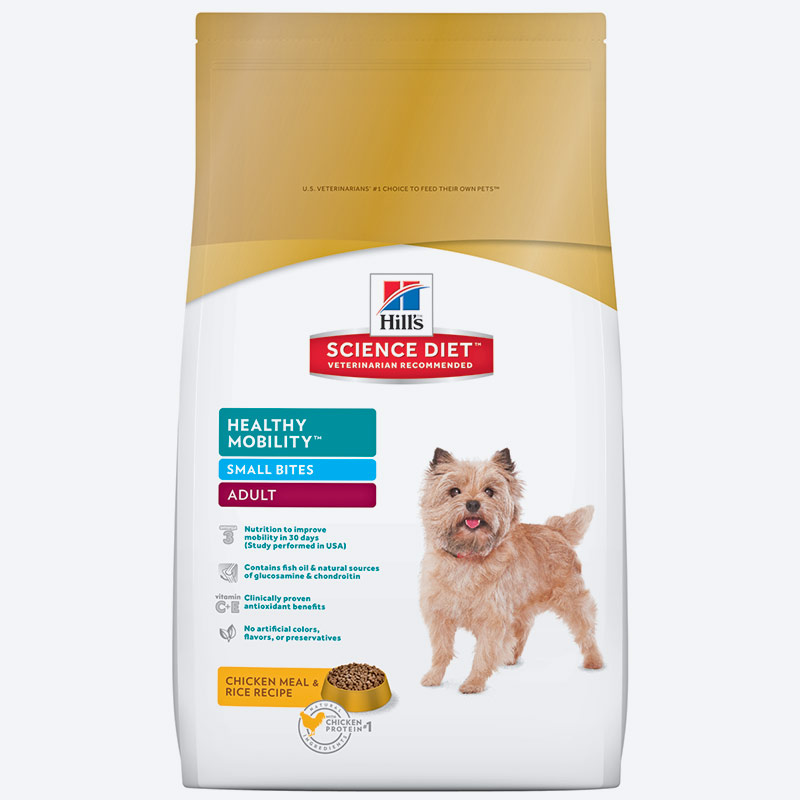 4 Lb. Hills Science Diet Healthy Mobility Small Bites Adult Gebo's