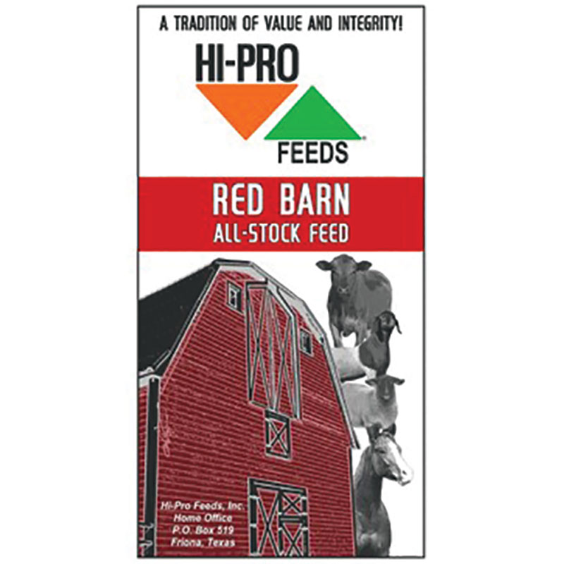 50 Lb. Hi-Pro Red Barn All-Stock Feed - Gebo's