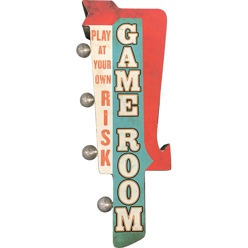 Game Room Light Up Sign Gebo's