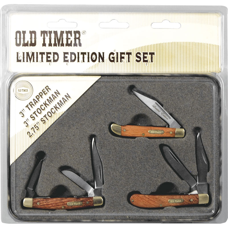 3 Pc. Old Timer Knife Set Gebo's