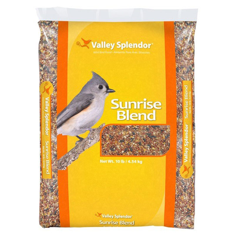 10 Lb. Valley Splendor Sunrise Blend Wild Bird Food - Gebo's