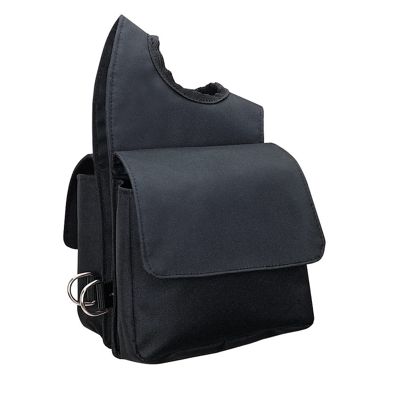 Weaver Leather Nylon Pommel Bag - Black - Gebo's