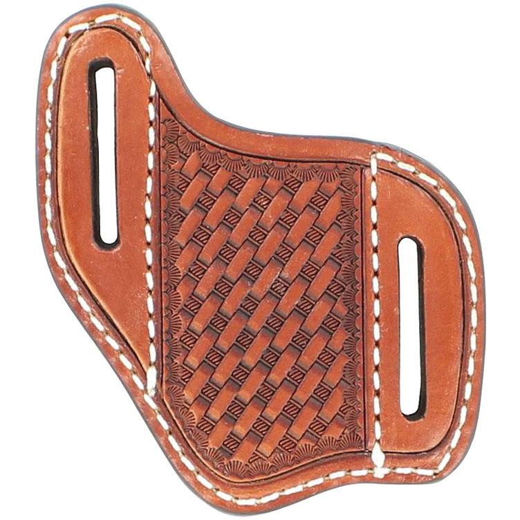 Nocona Tan Basketweave Knife Sheath Gebo's