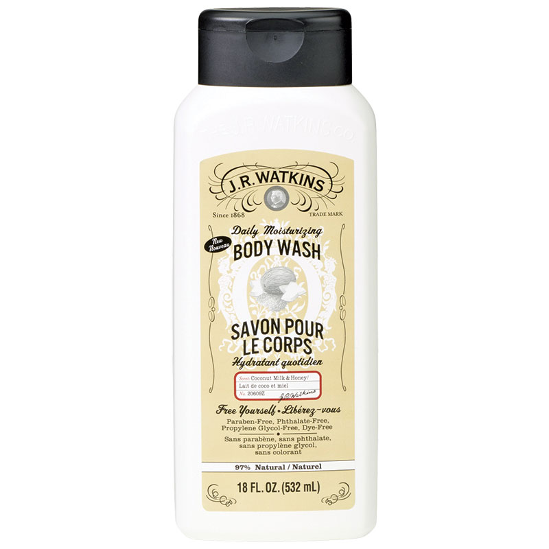 18 Oz. JR Watkins Milk & Honey Body Wash - Gebo's
