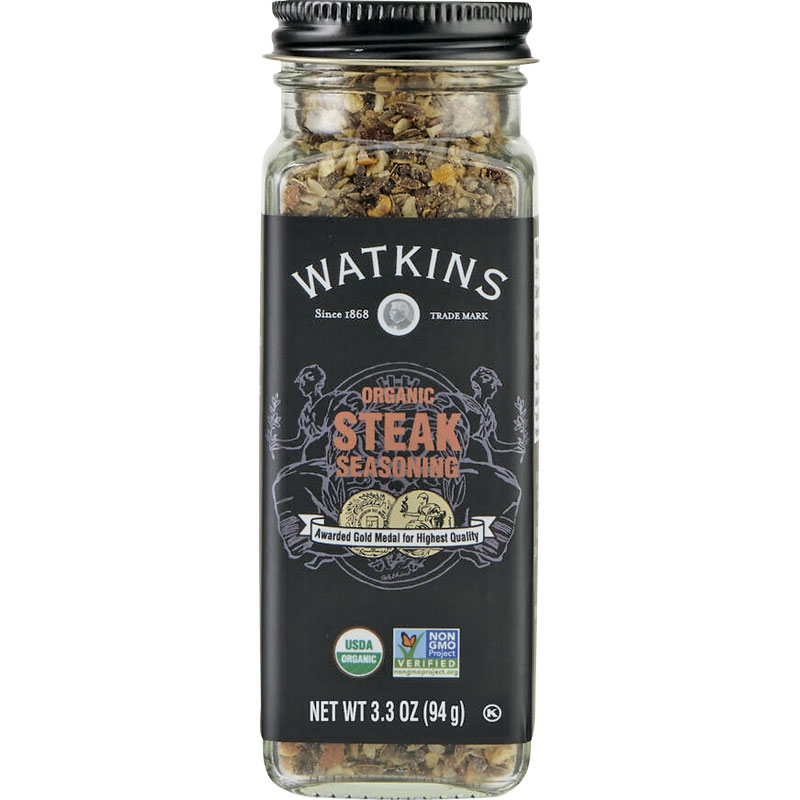 3.3 Oz. Watkins Organic Steak Seasoning - Gebo's