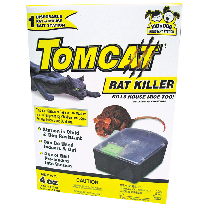 4 Oz. Motomco Tomcat Rodenticide Rat Bait Station - Gebo's