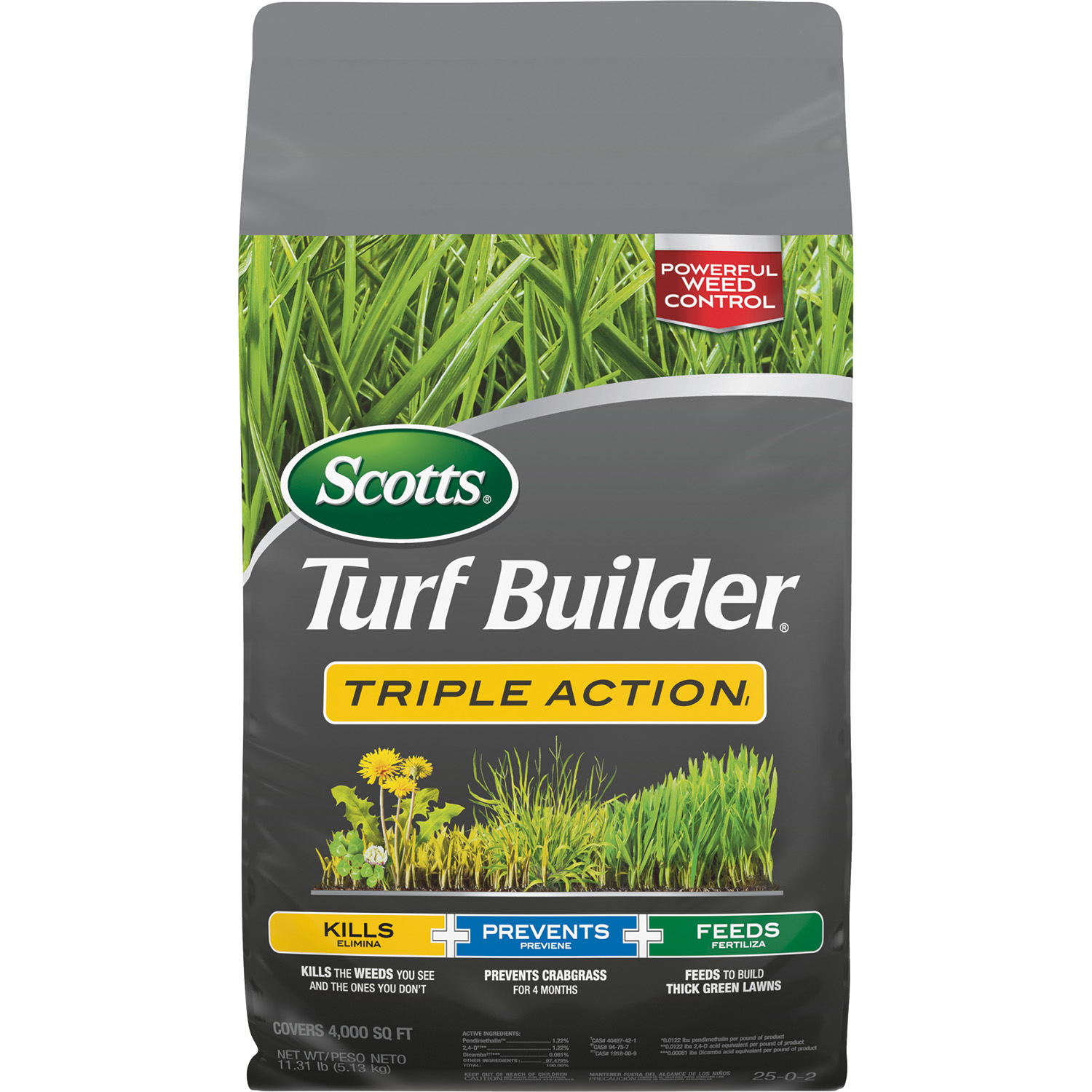 11.31 Lb. Scotts Turf Builder Triple Action Fertilizer  - Gebo's