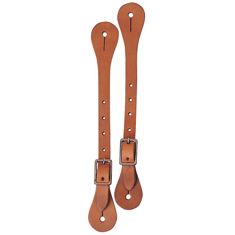 Weaver Leather Single-Ply Russet Spur Straps - Gebo's