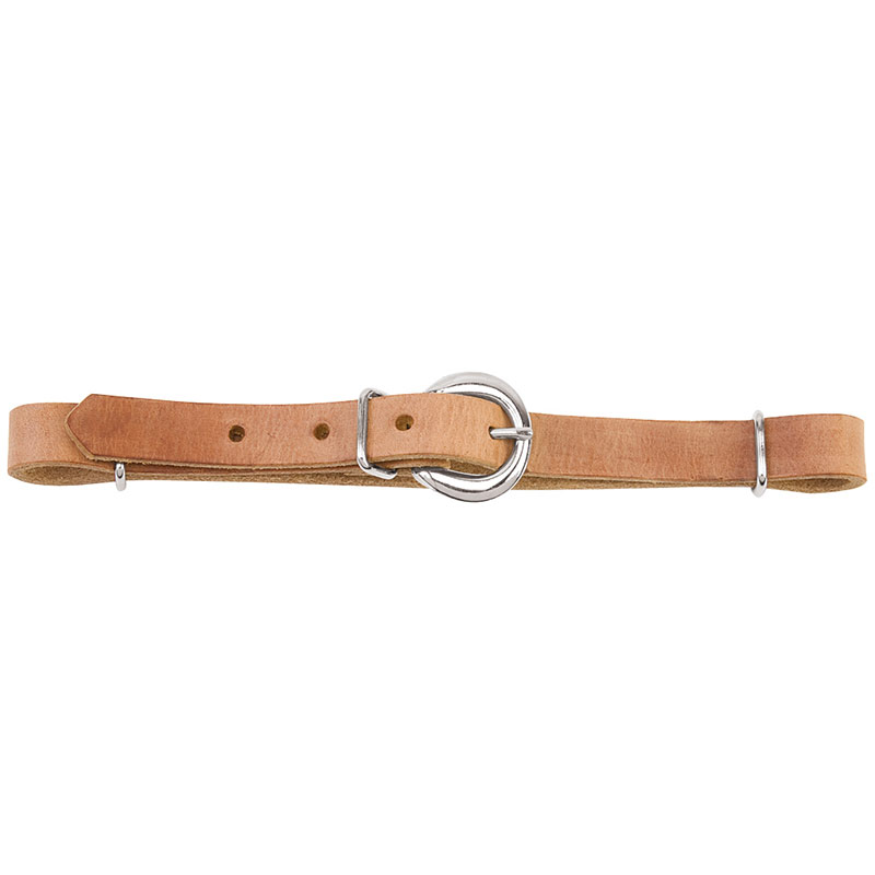 Weaver Leather 5/8" Straight Harness Leather Curb Strap - Russet - Gebo's
