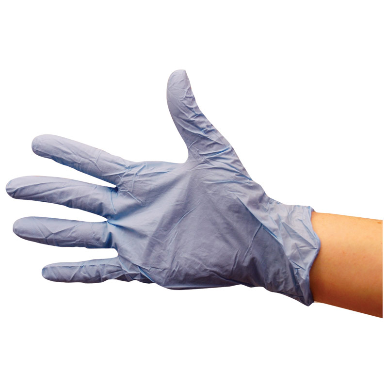10 Pk. Blue Nitrile Glove - Gebo's