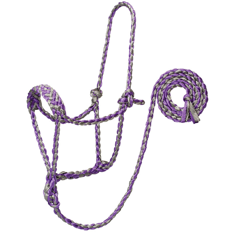 Weaver Leather Braided Rope Halter With 6' Lead (Average Horse) - Gebo's