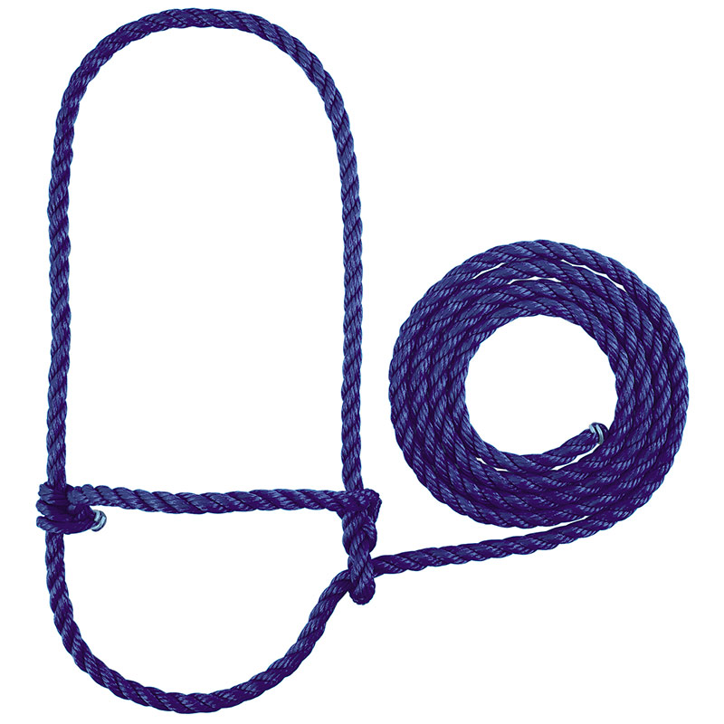 Weaver Leather Cow Rope Halter - Blue - Gebo's