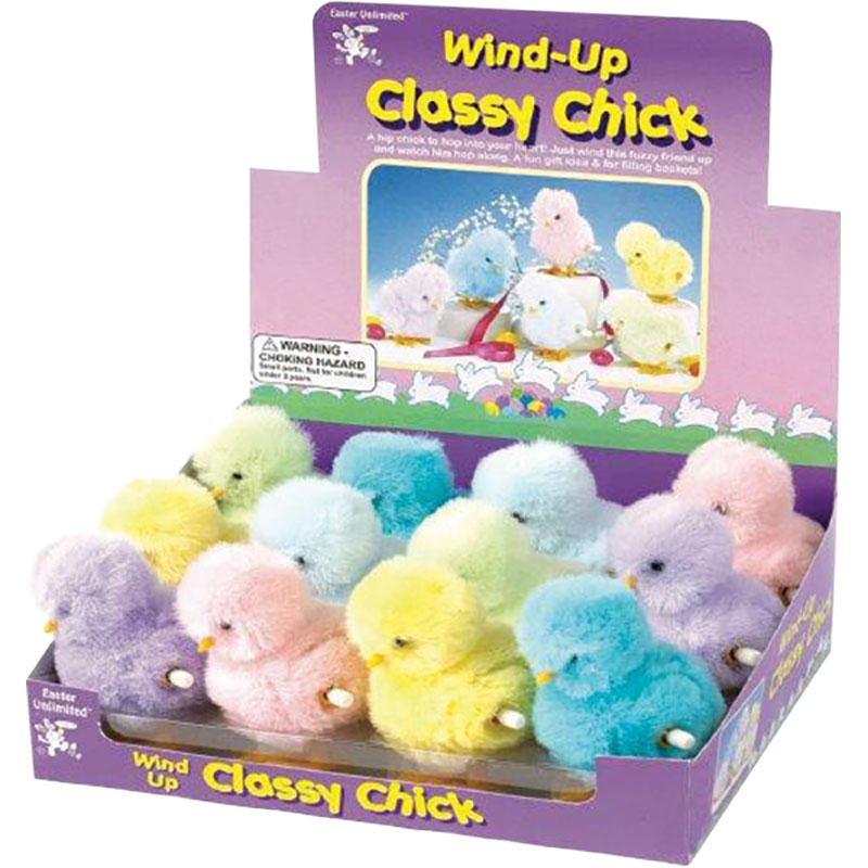 TOY WIND UP CHICKS ASST COLORS Gebo's