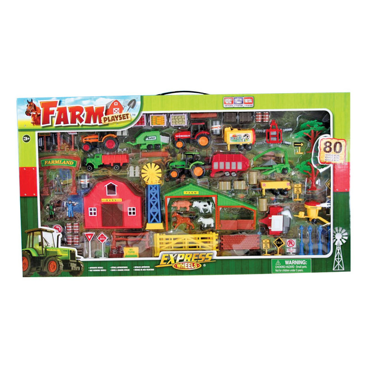 80 Pc. Toy Farm Playset - Gebo's