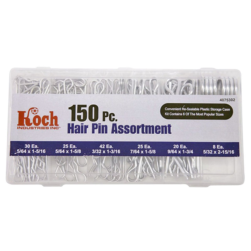 150 Pc. Wire Hair Pin Clip Assortment Gebo's