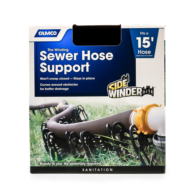 15' Sidewinder Plastic Sewer Hose Support - Gebo's