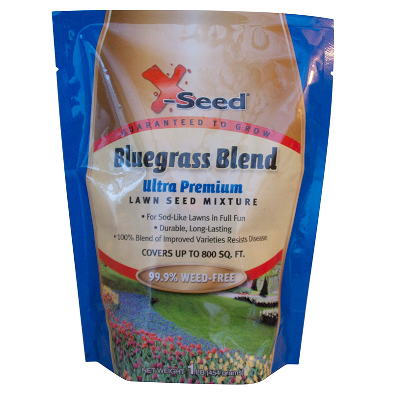 X-Seed Bluegrass Blend Ultra Premium Lawn Seed Mixture - Gebo's