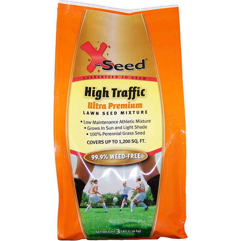 3 Lb. X-Seed High Traffic Ultra-Premium Lawn Seed Mixture - Gebo's