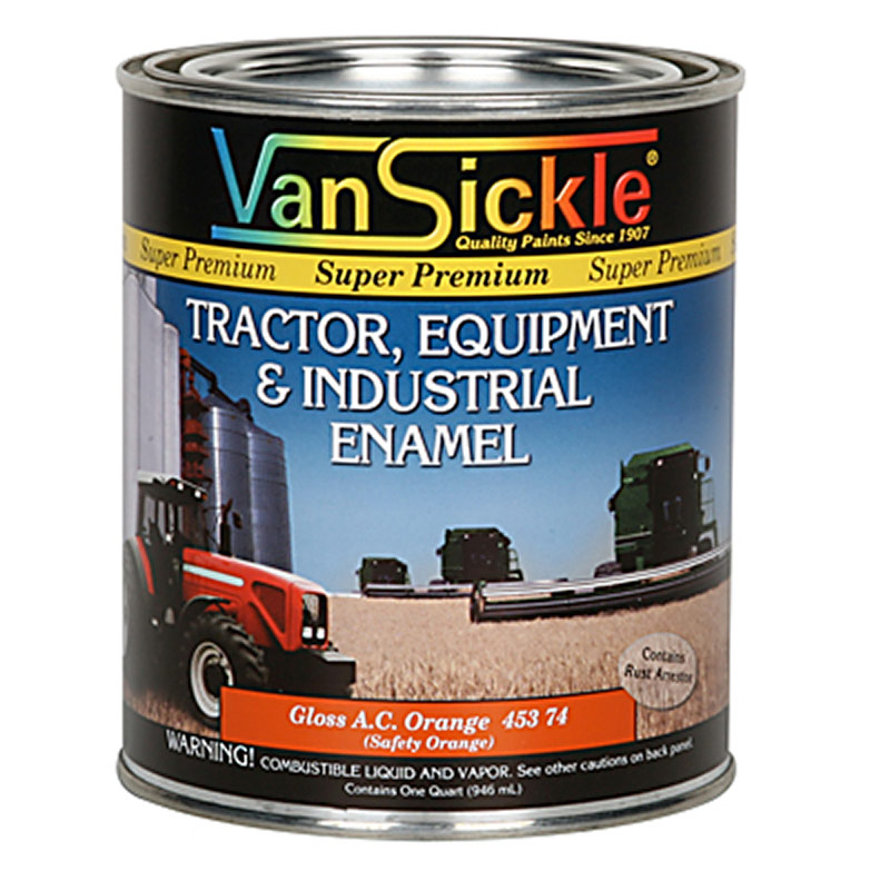 1 Qt. Van Sickle Gloss A.C. Safety Orange Tractor & Equipment Enamel