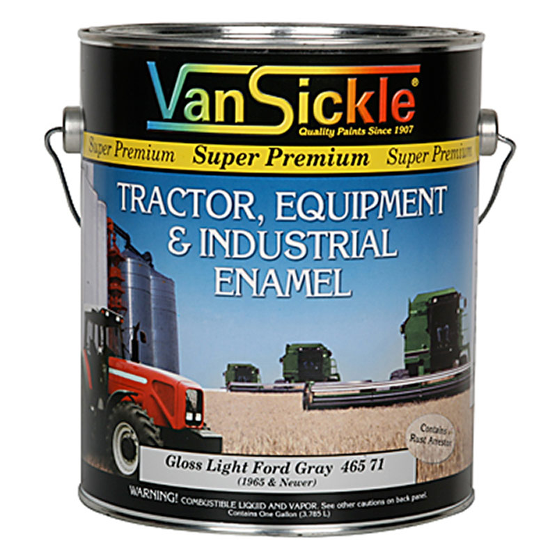 1 Gal. Van Sickle Gloss Light Ford Gray Tractor & Equipment Enamel Gebo's