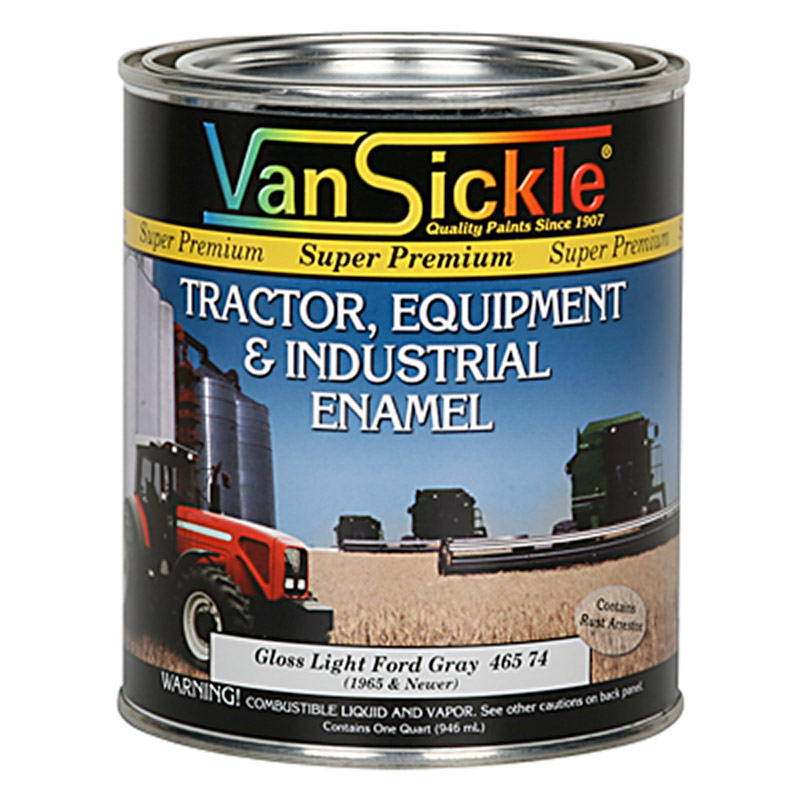 1 Qt. Van Sickle Gloss Light Ford Gray Tractor & Equipment Enamel Gebo's