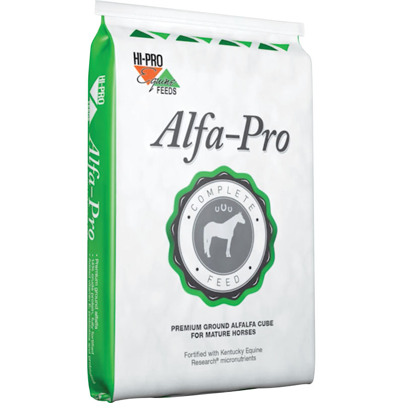 Alfa-Pro Premium Ground Alfalfa Cube Horse Feed - Gebo's