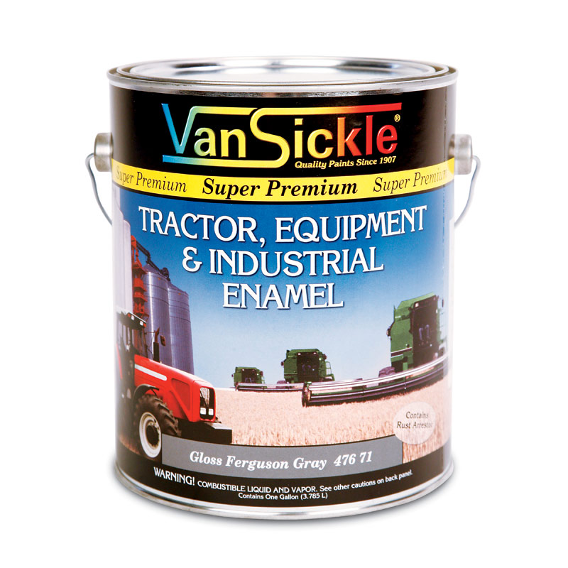 1 Gal. Van Sickle Gloss Ferguson Gray Tractor & Equipment Enamel Gebo's