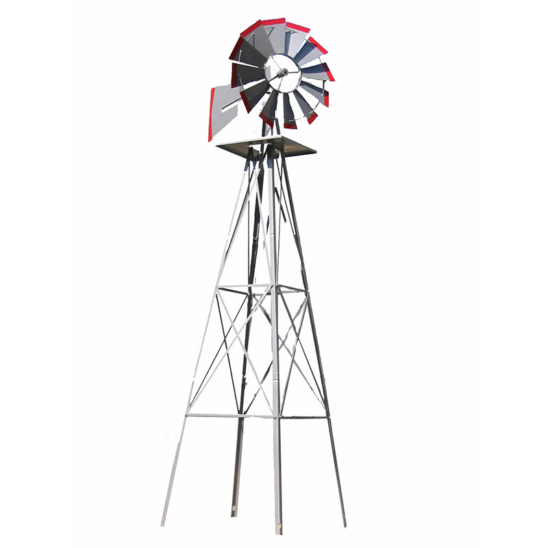 8' Gray Windmill - Gebo's