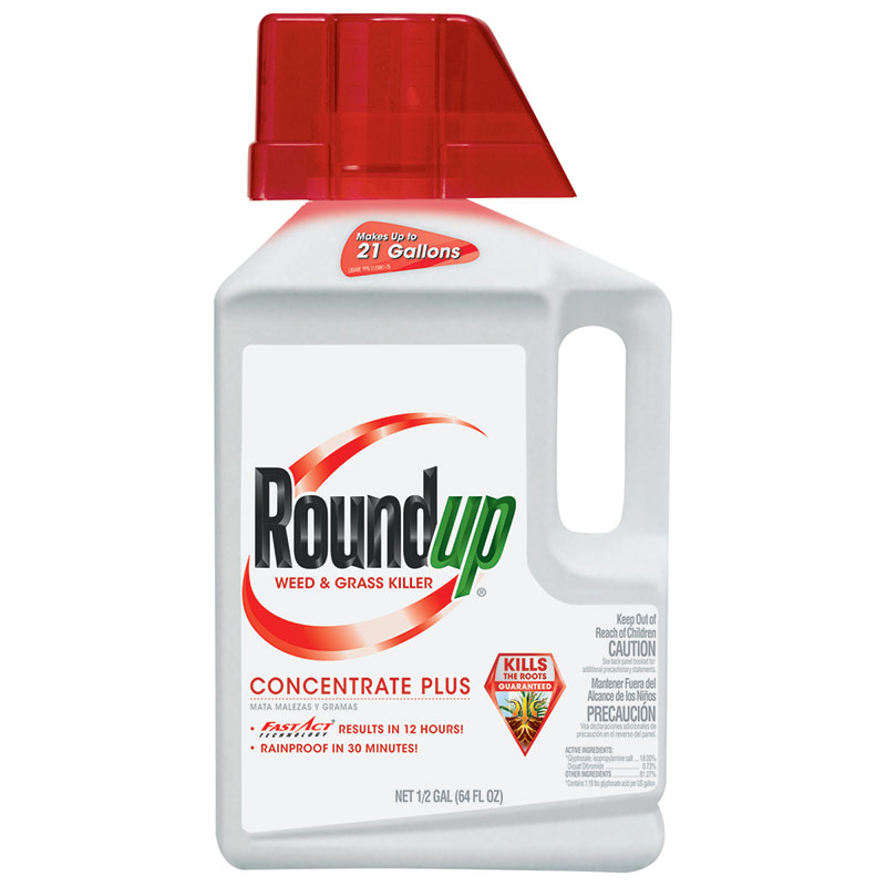64 Oz. Roundup Weed & Grass Killer Concentrate Plus - Gebo's