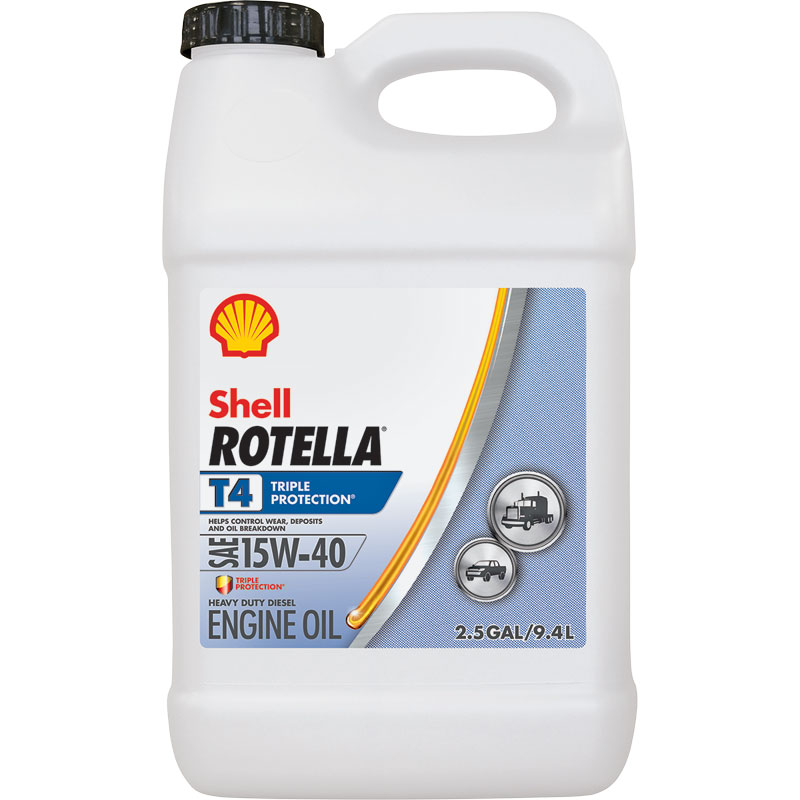 2.5 Gal. Shell Rotella® T4 15W-40 Motor Oil - Gebo's