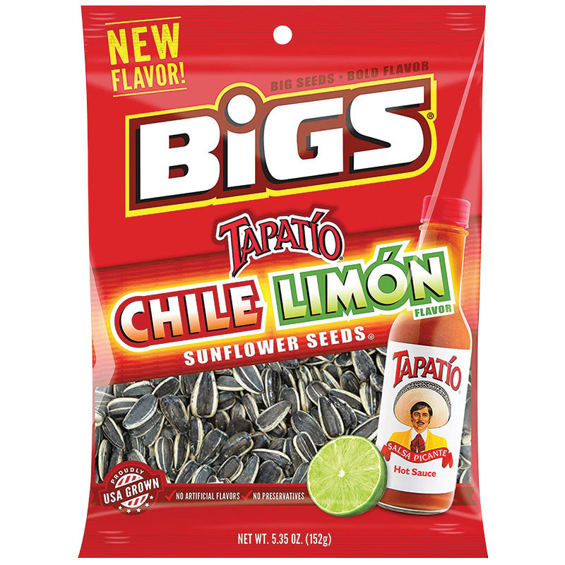 5.35 Oz. BiGS Sunflower Seeds Big Chili Sauce - Gebo's