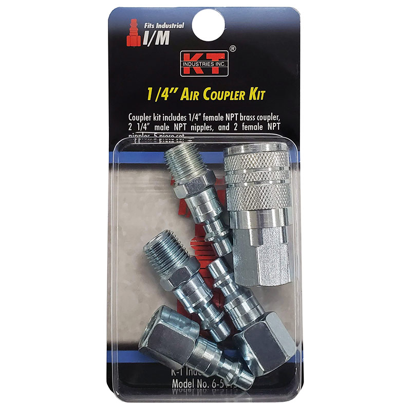 5 Pc. 1/4" Air Coupler Kit Gebo's