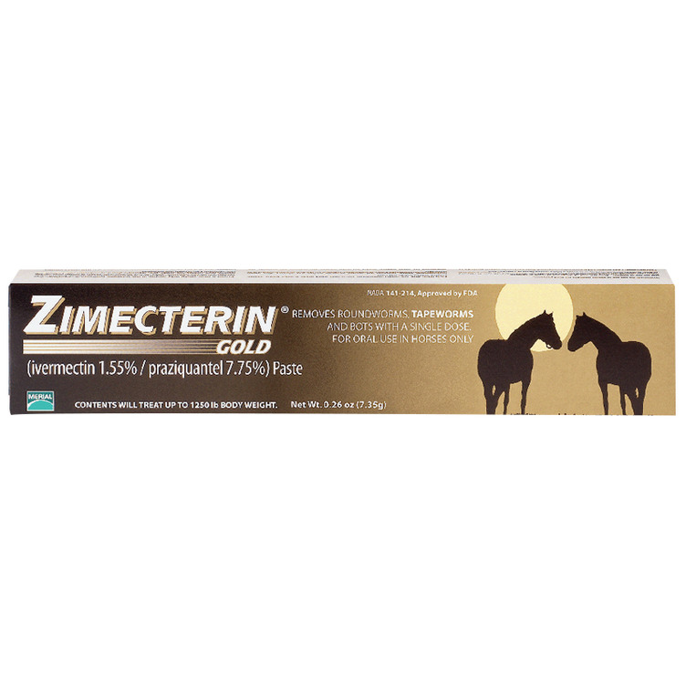 0.26 Oz. Merial Zimecterin Gold Dewormer Paste - Gebo's