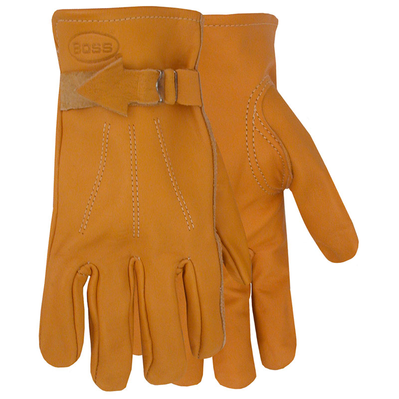 Men's Boss Cowhide Strap & Buckle Gloves Gebo's