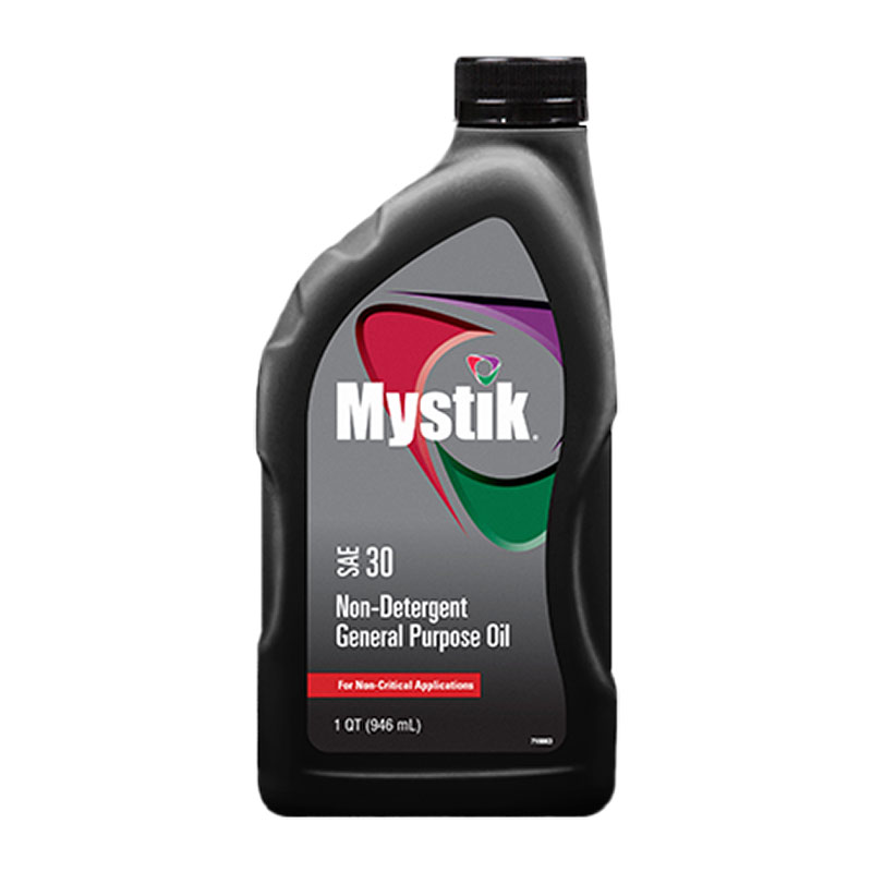 1 Qt. Mystik SAE 30 Non-Detergent General Purpose Oil - Gebo's