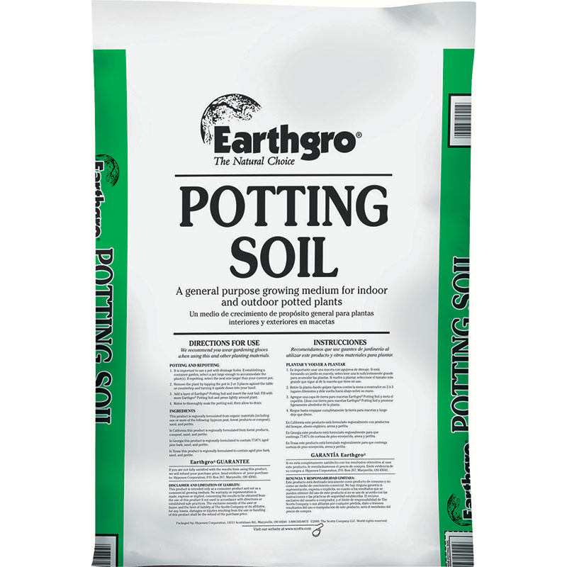 10 Qt. Earthgro Potting Soil - Gebo's