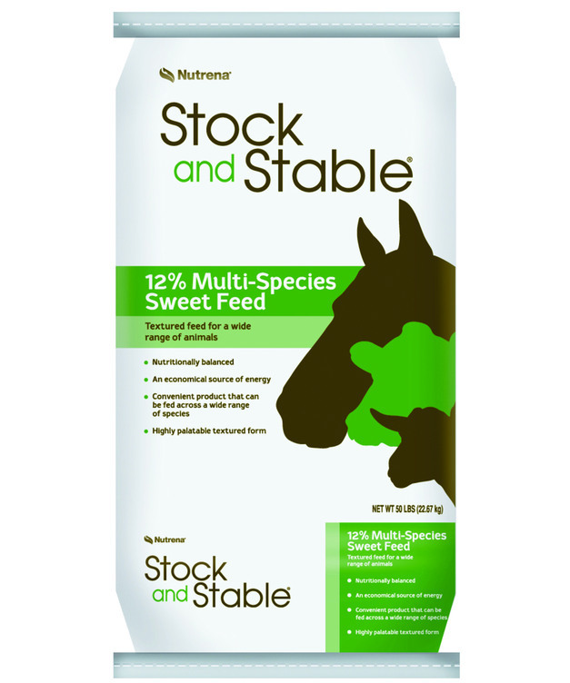 50 lb. Nutrena Stock & Stable 12% Sweet Horse Feed - Gebo's