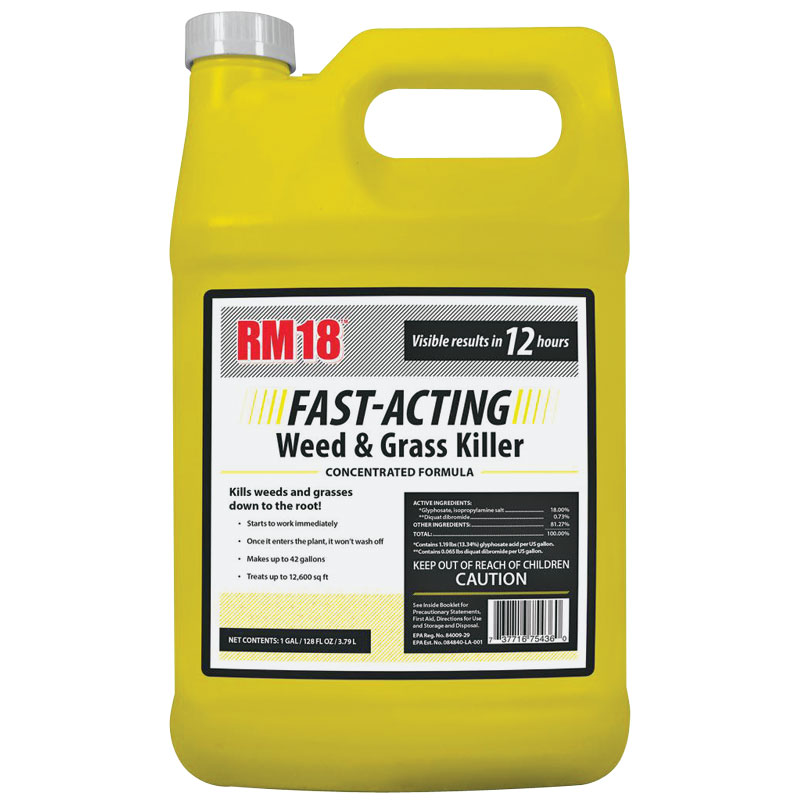 1 Gal. RM18 Fast Acting Weed and Grass Killer - Gebo's