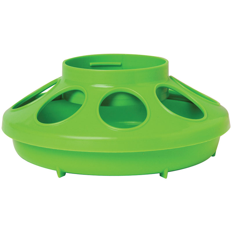1 Qt. Little Giant® Green Plastic Feeder Base - Gebo's
