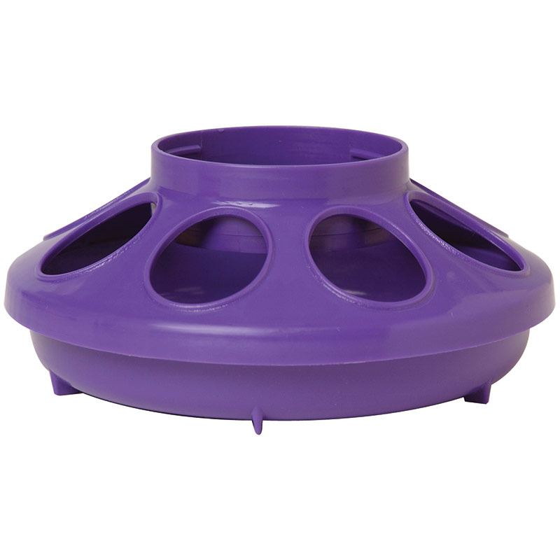 1 Qt. Little Giant® Purple Plastic Feeder Base - Gebo's