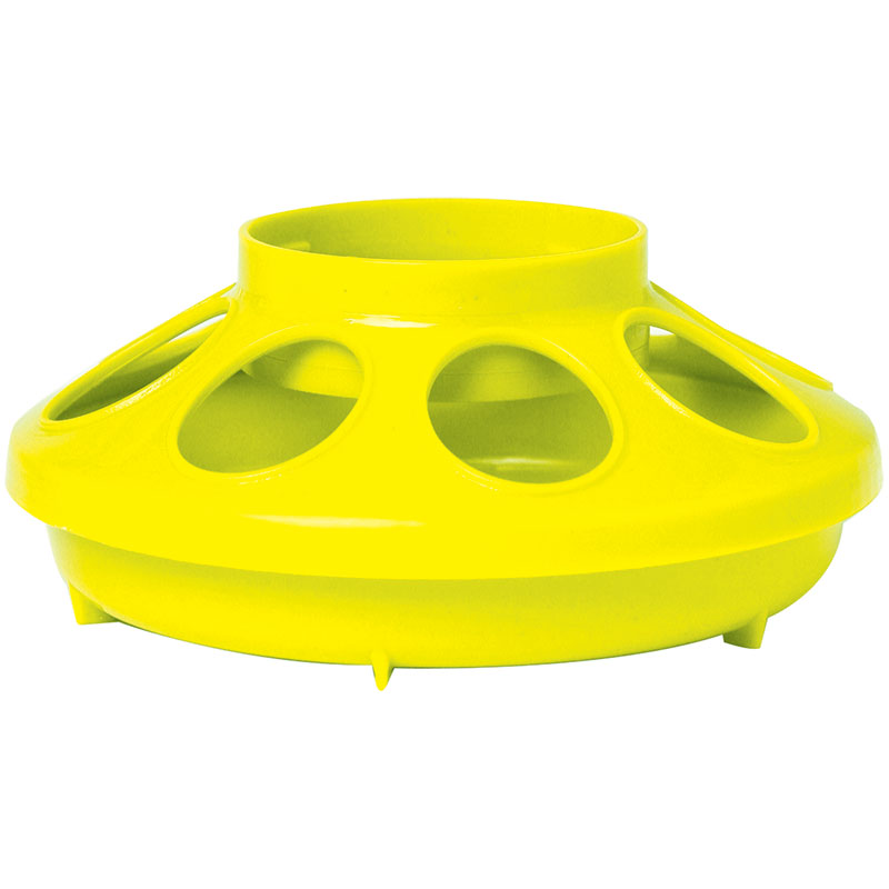 1 Qt. Little Giant® Yellow Plastic Feeder Base - Gebo's