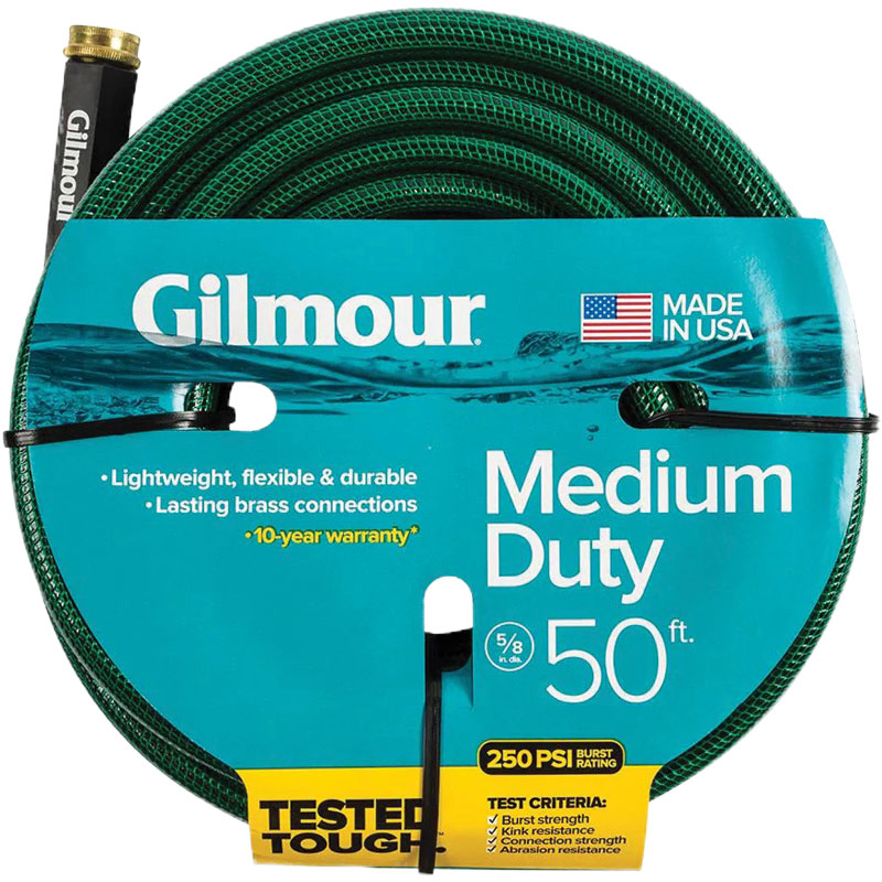 5/8 X 50' Gilmour Medium Duty Hose - Gebo's