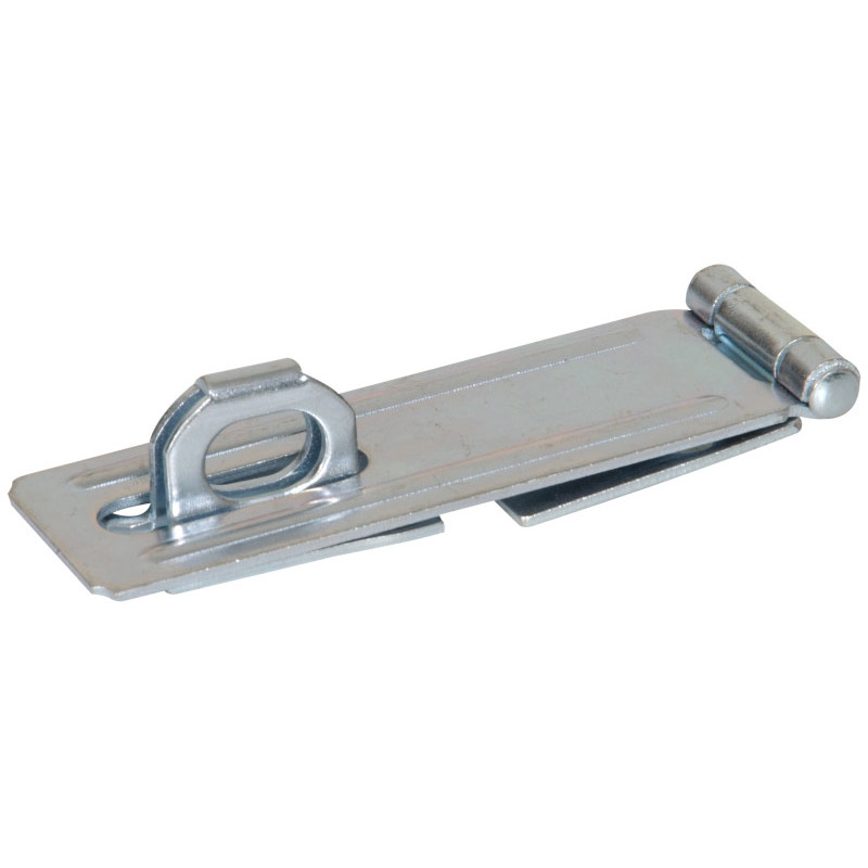 41/2" Zinc Plated Fixed Staple Safety Hasp Gebo's